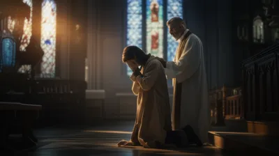 Illustration penitent - Image 1