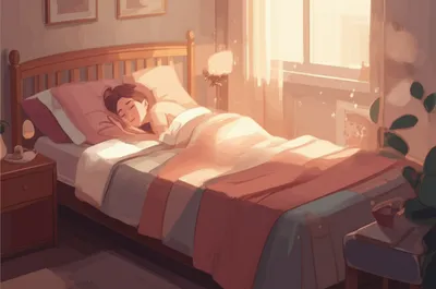 Illustration lying - Image 1