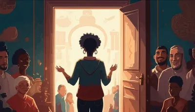 Illustration hospitable - Image 1