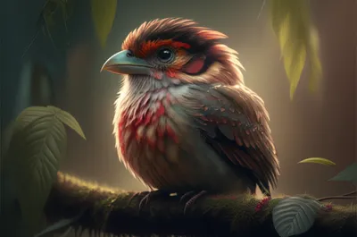 Illustration puffbird - Image 1