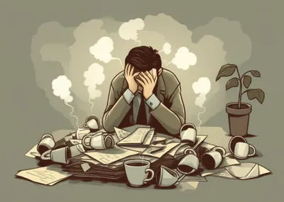 Illustration tired - Image 1