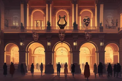 Illustration theaters