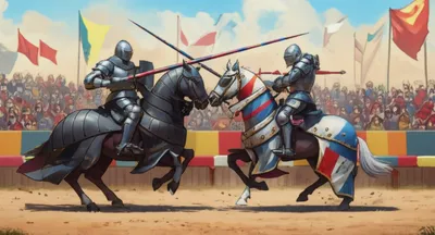 Illustration joust - Image 1