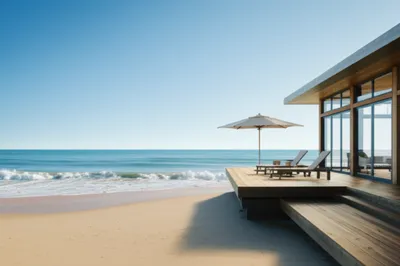 Illustration oceanfront