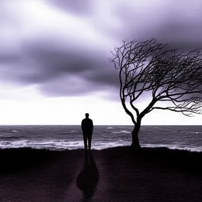 Illustration ominously