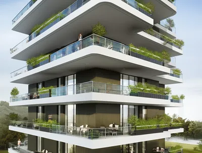 Illustration terraces