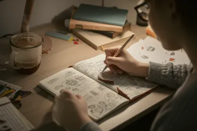 Illustration scripted