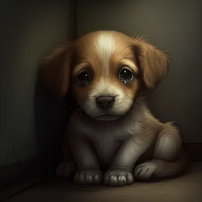 Illustration whimpering - Image 1