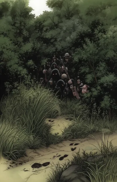 Illustration ambushed