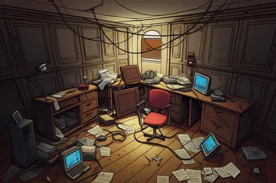 Illustration messy - Image 1