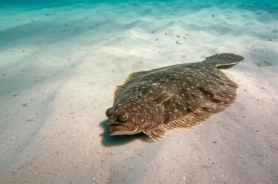 Illustration flatfishes