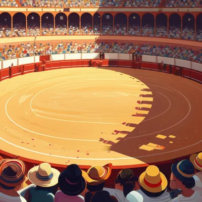 Illustration bullring