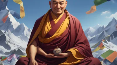 Illustration lama - Image 1