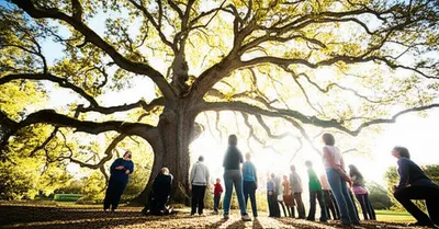 Illustration venerating