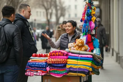 Illustration peddling - Image 1