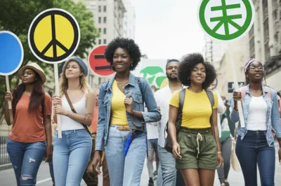 Illustration marcher - Image 1