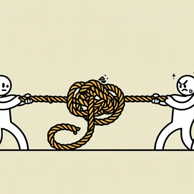 Illustration litigating