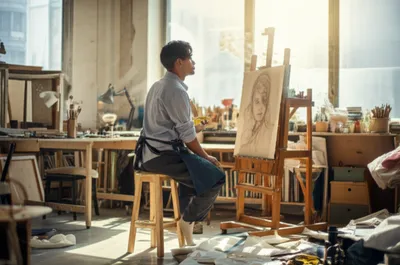 Illustration sitting - Image 1