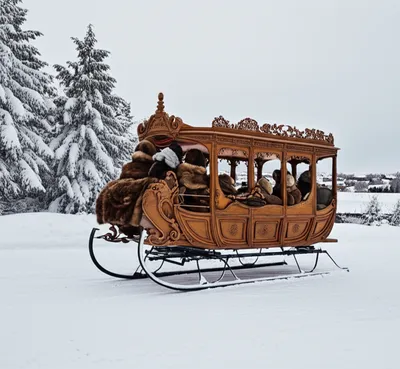 Illustration sleigh - Image 1