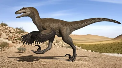 Illustration velociraptor