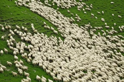 Illustration flocks - Image 1