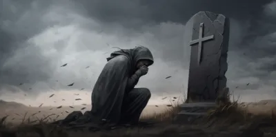 Illustration bewailing - Image 1