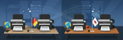 Illustration telefax - Image 1