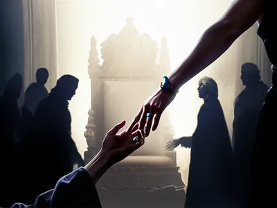 Illustration enthroned - Image 1