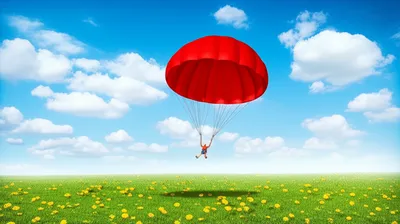 Illustration parachute