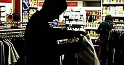 Illustration shoplifter