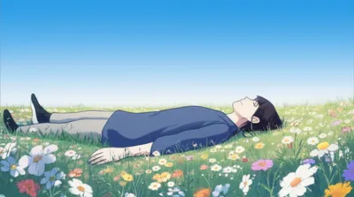 Illustration lying - Image 1