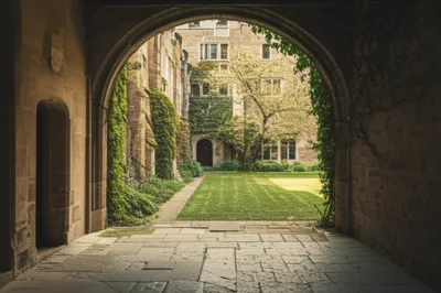 Illustration cloister - Image 1