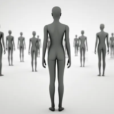 Illustration depersonalizing