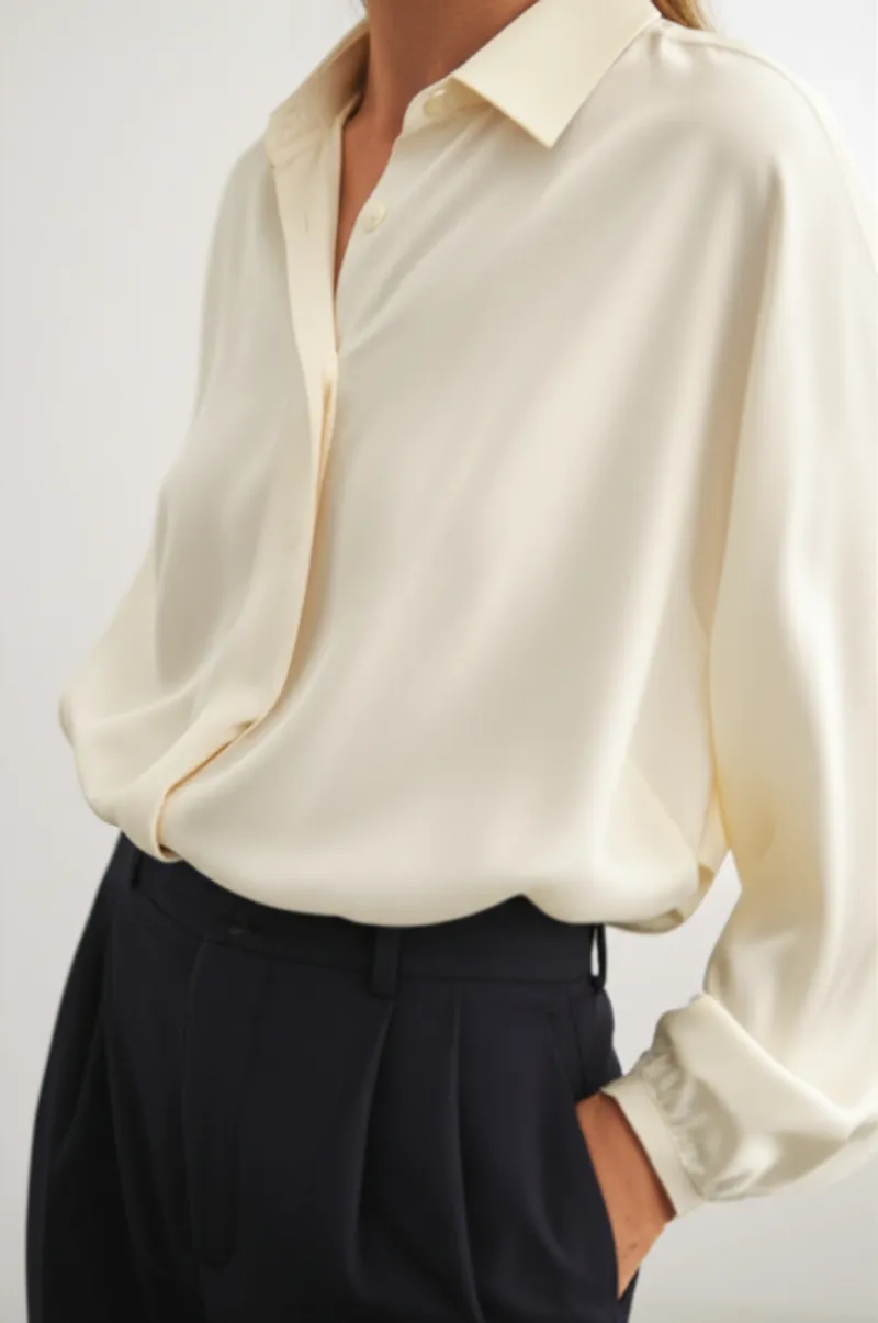 Illustration visuelle du mot « bloused » - Faire blouser, faire bouffer