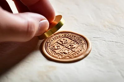 Illustration stamped - Image 1