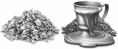 Illustration pewter - Image 1