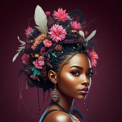 Illustration headdress - Image 1