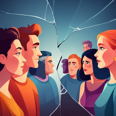 Illustration fractured - Image 1