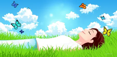 Illustration unworried