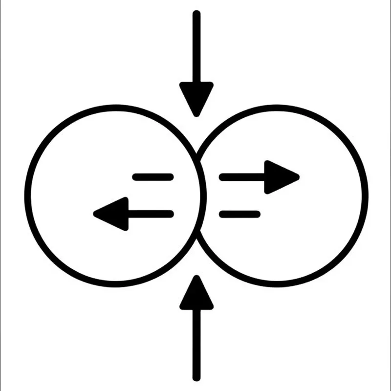 Визуальная иллюстрация слова «to» - К, в