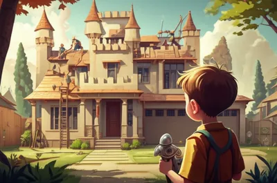 Illustration castles - Image 1