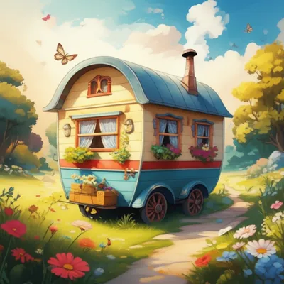 Illustration waggon - Image 1