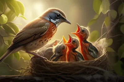 Illustration nestling - Image 1