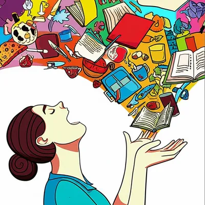 Illustration yawns - Image 1