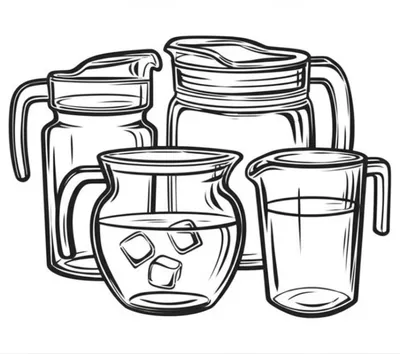 Illustration pitchers - Image 1