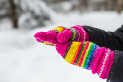 Illustration mittens