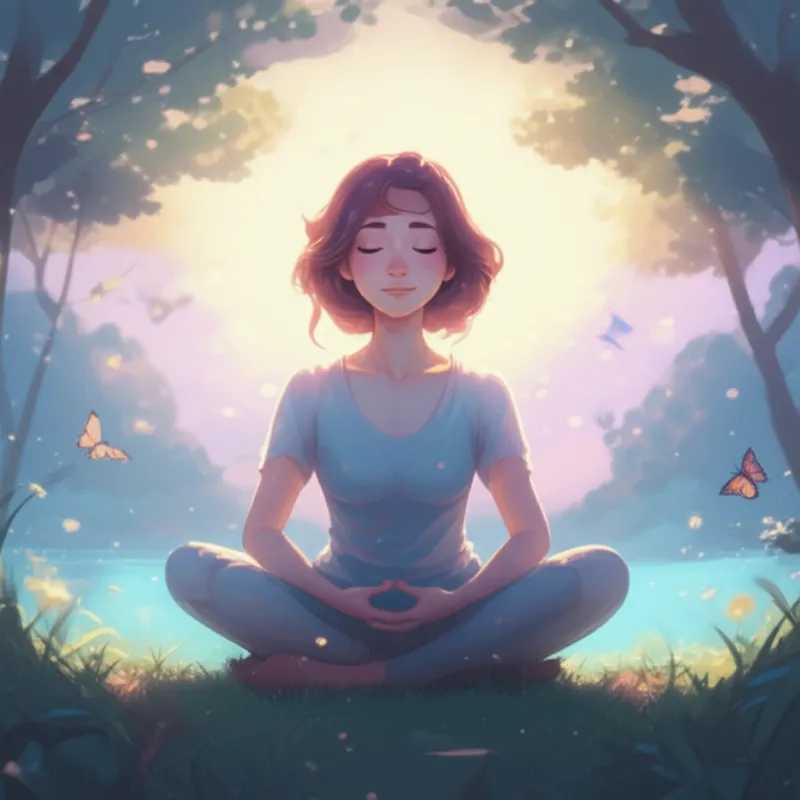 Illustration visuelle de tranquilise: Se tranquilliser, se calmer - Image 1