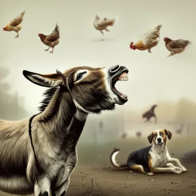 Illustration braying - Image 1