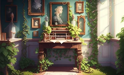 Illustration curled - Image 1