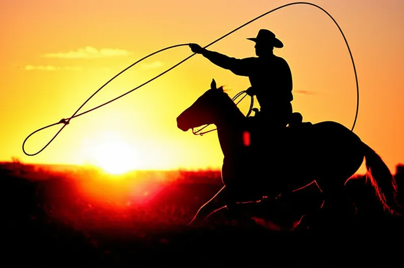 Ilustración visual de la palabra "lasso" - Lazo